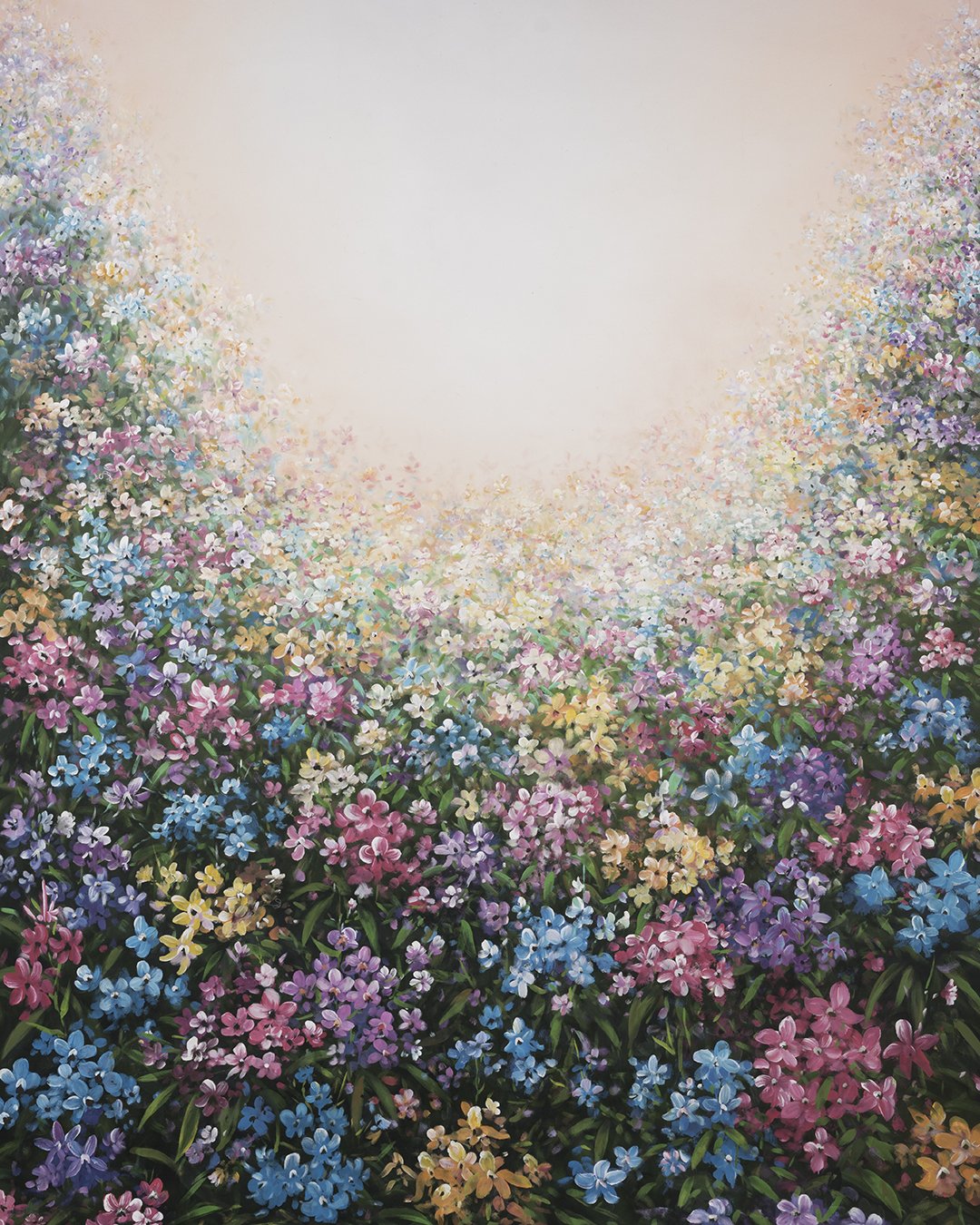 Baroque Backdrops Wildflower Waves Handpainted Photography Backdrop - Image 2