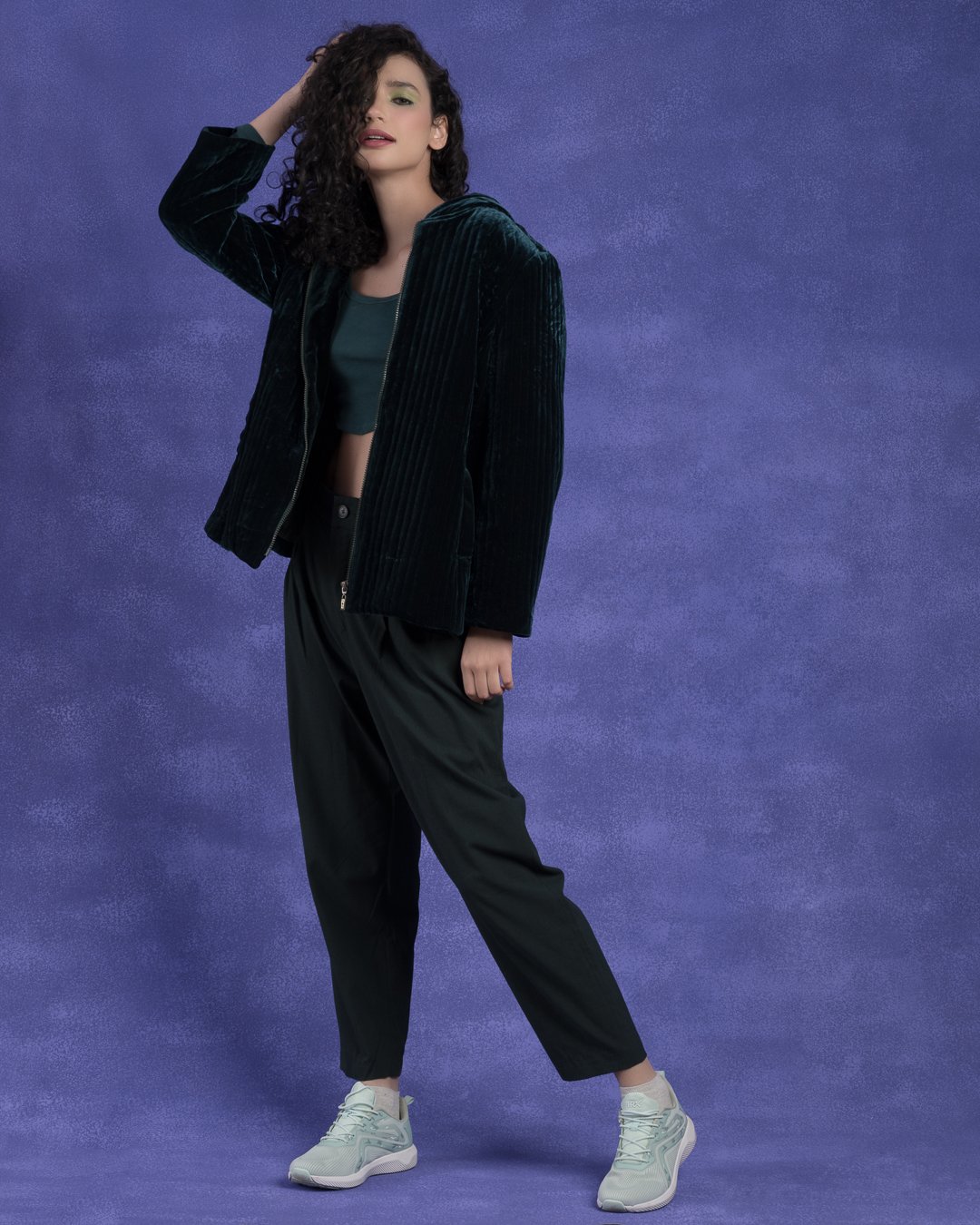 Baroque Studio Grape Purple Roller Handpainted Backdrop - Image 3