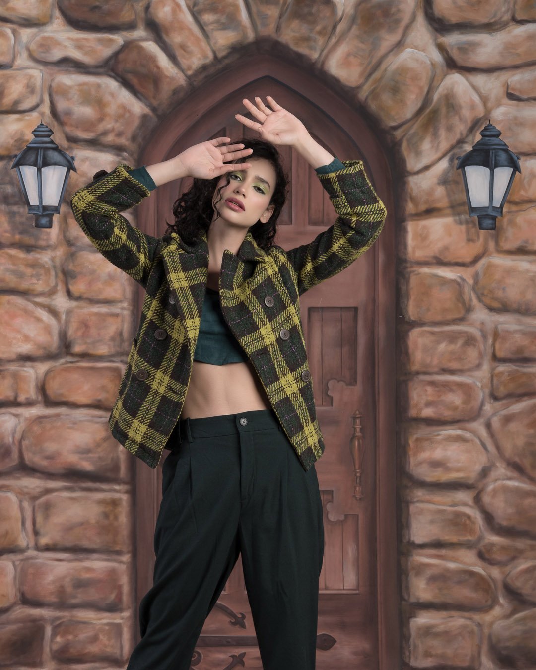 Backdrops4Ever Photo Video Studio Background - Castle Door