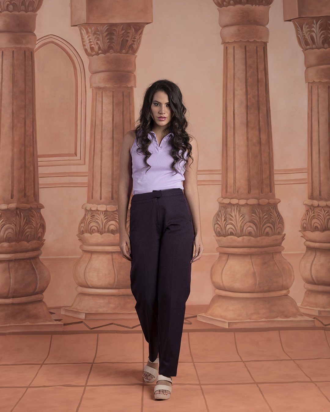 Baroque Studio Umber Fort 3D Scenic Photo Video Backdrop