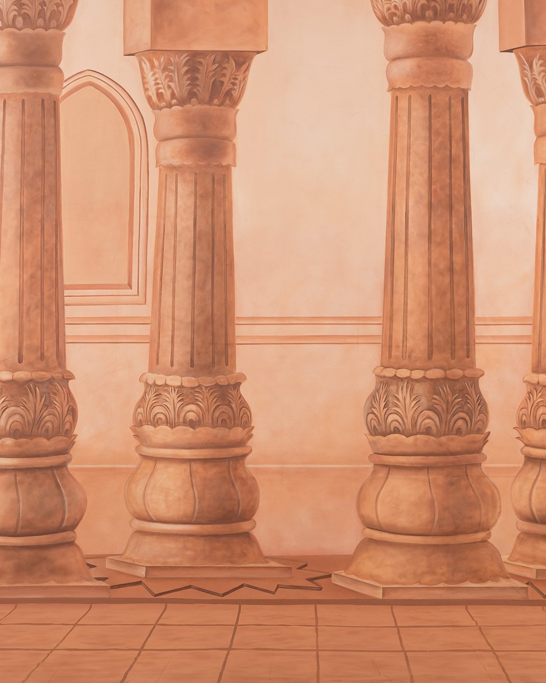 Baroque Studio Umber Fort 3D Scenic Photo Video Backdrop - Image 4