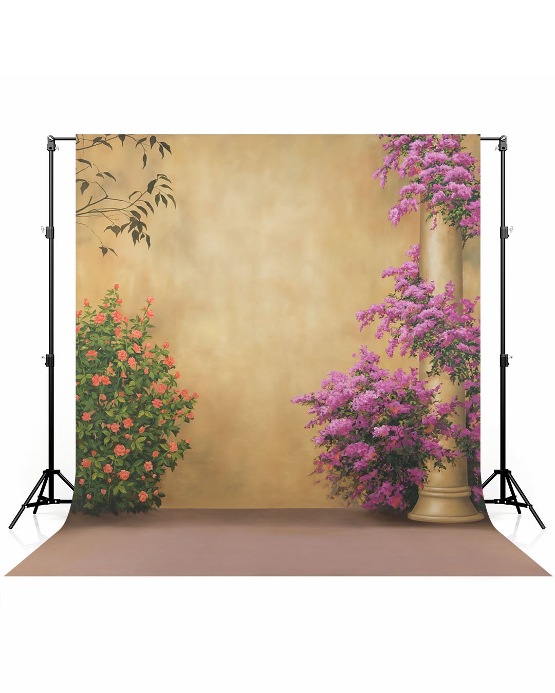 Baroque Studio Blooming Palace 3D Scenic Photo Video Backdrop - Image 3