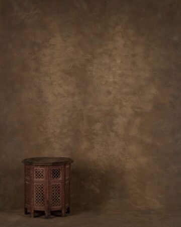 Baroque Studio Glazed Medallion Handpainted Studio Background