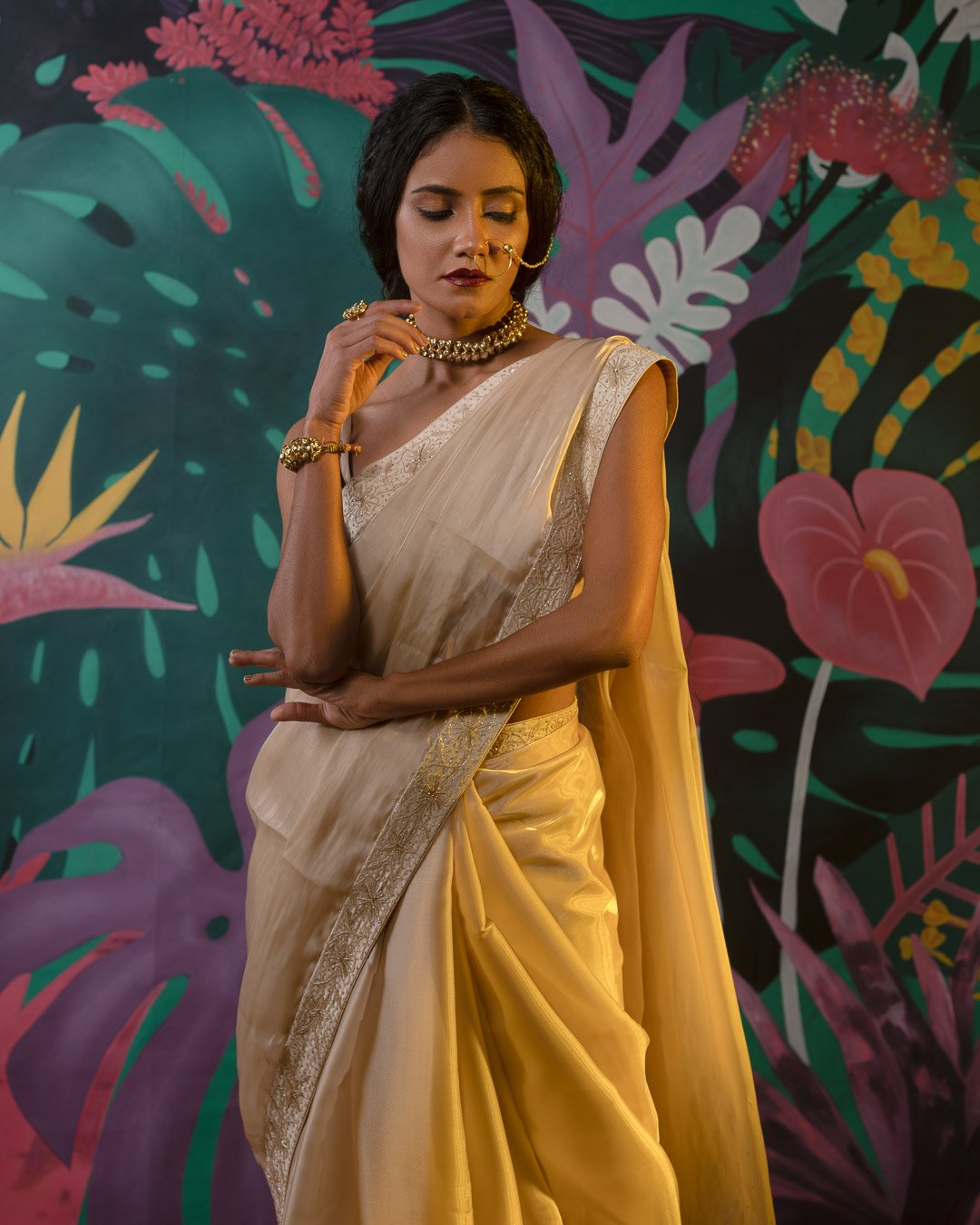 Baroque Studio Forest Escape Handpainted Photography Backdrop - Image 3