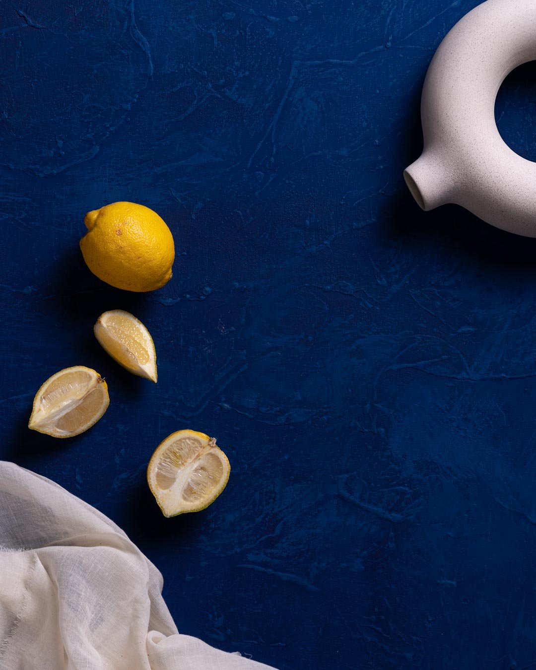 Baroque Studio Sapphire Stillness Product Photography Backdrop