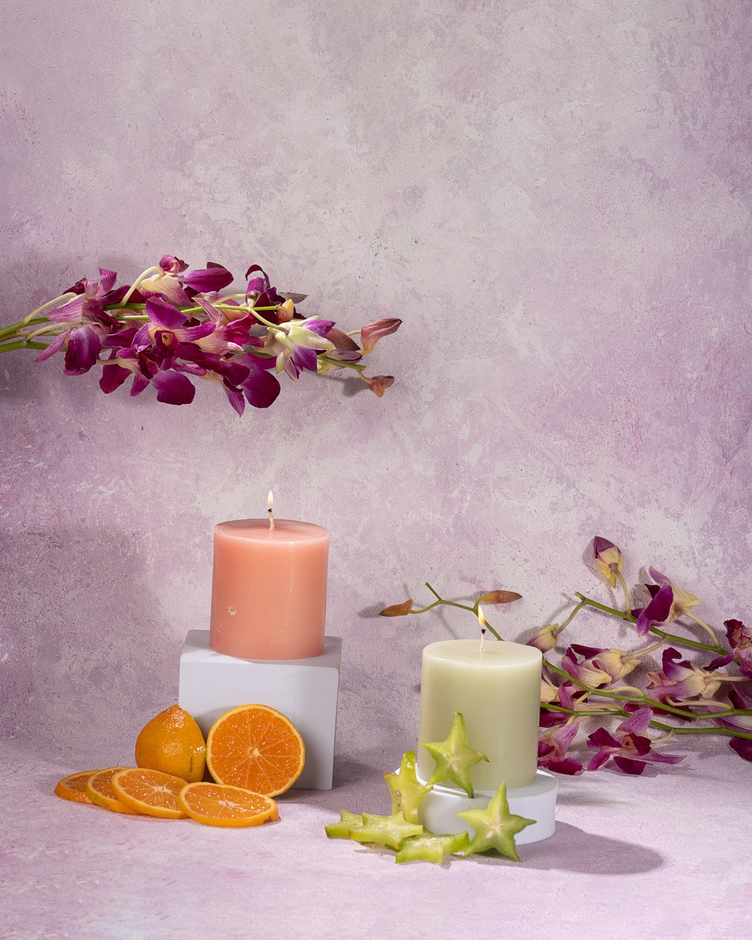 Baroque Studio Lilac Blush Product Photography Backdrop - Image 2