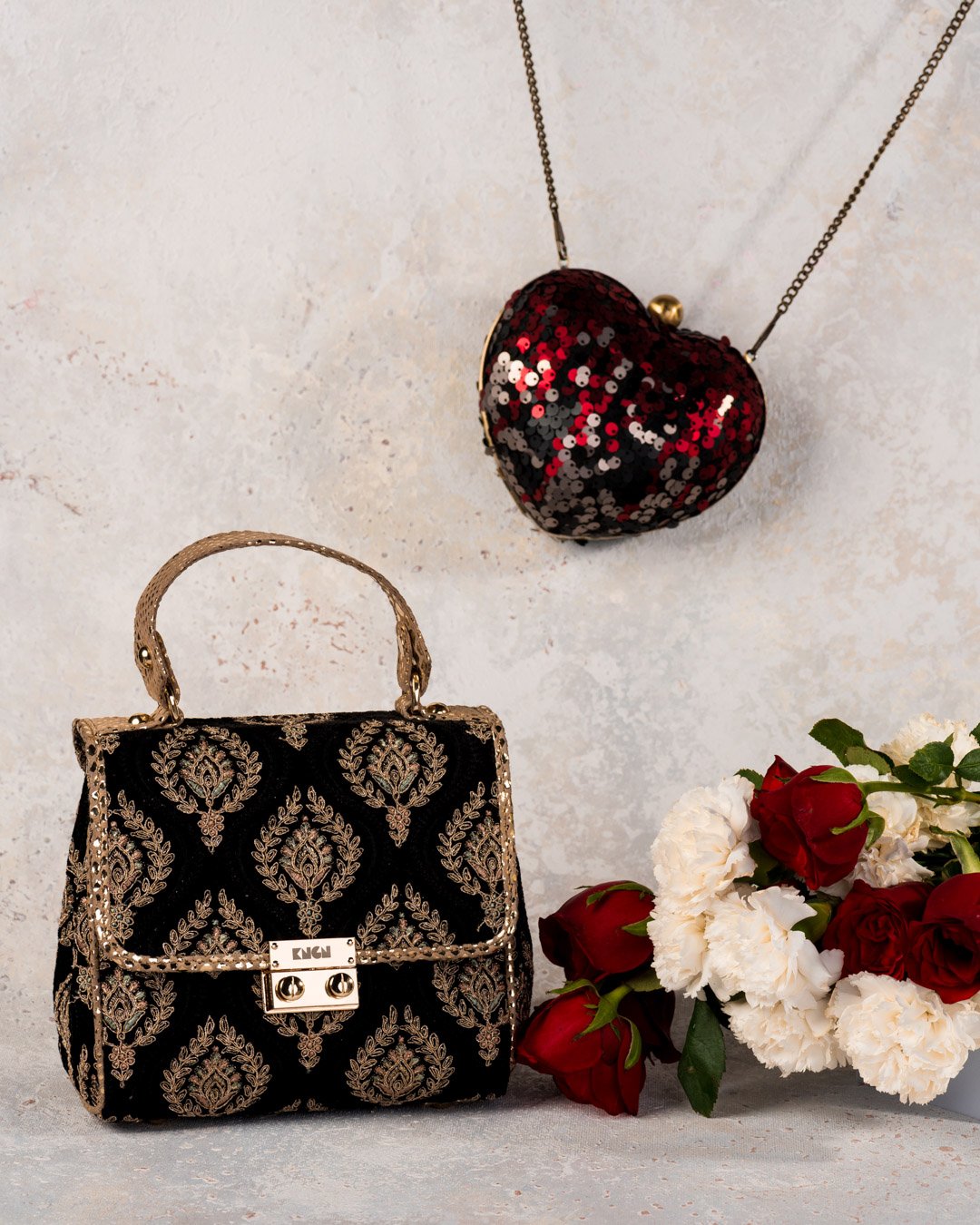 Baroque Studio Marble Product Photography Backdrop - Image 2